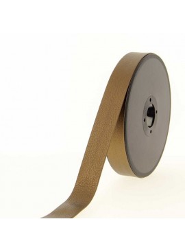 Biais simili cuir bronze