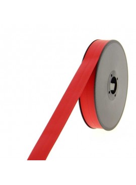 Biais simili cuir rouge