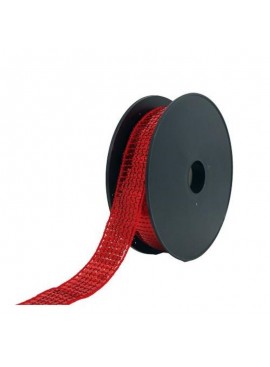 Ruban paillette rouge