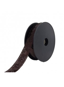 Ruban paillette marron