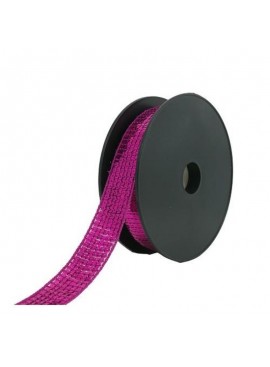 Ruban paillette rose fushia