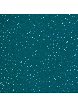 Doble gasa pimiz pavo real/oro