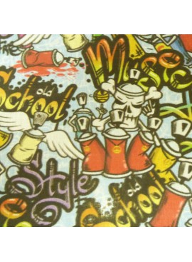 Graffiti de algodón artesi