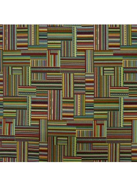 Jacquard de rayas latinas