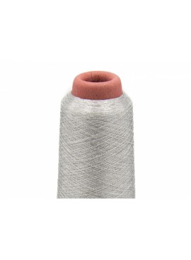 Cônes de fils métallique argent
