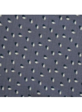 Double gaze point bleu