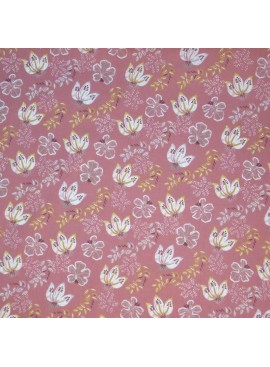 Coton Sala rose fruite / camel