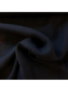 Sergé de viscose gratté noir