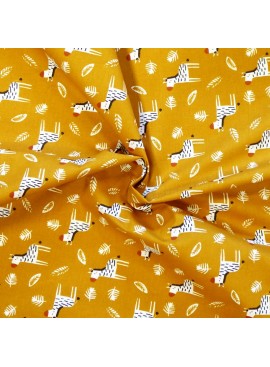 Algodón zoubro avellana/sepia