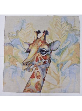 Cuadrado jacquard jirafa