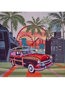 Cuadrado jacquard Ford...