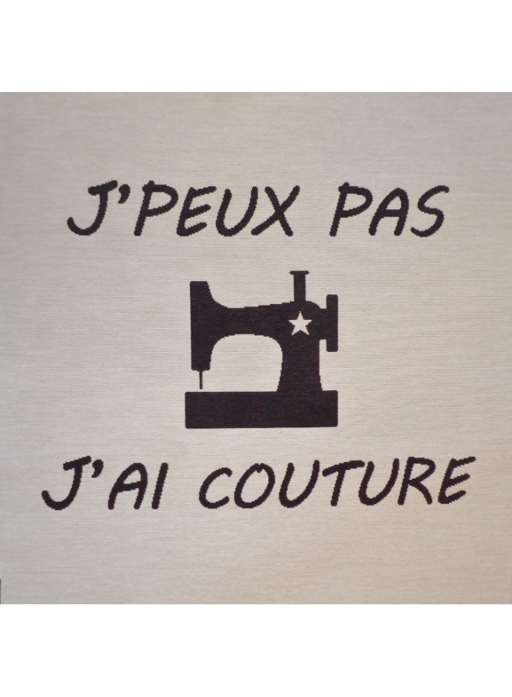 Carré je peux pas j'ai couture