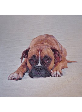 Cuadrado jacquard bulldog...