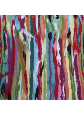 Jacquard peinture rayure multico