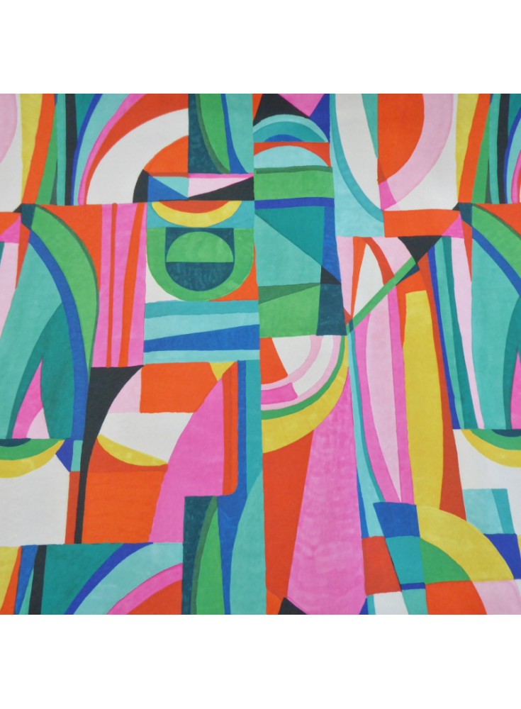 Tissus nappe soho multico