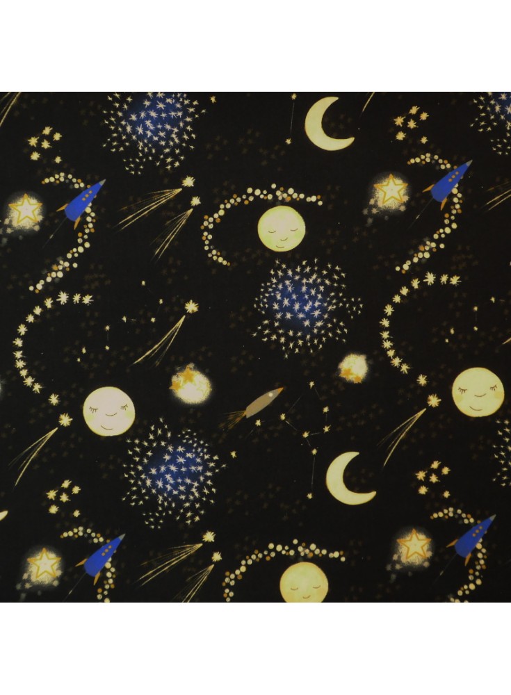 Coton Fulmoon Nuit / Ecru