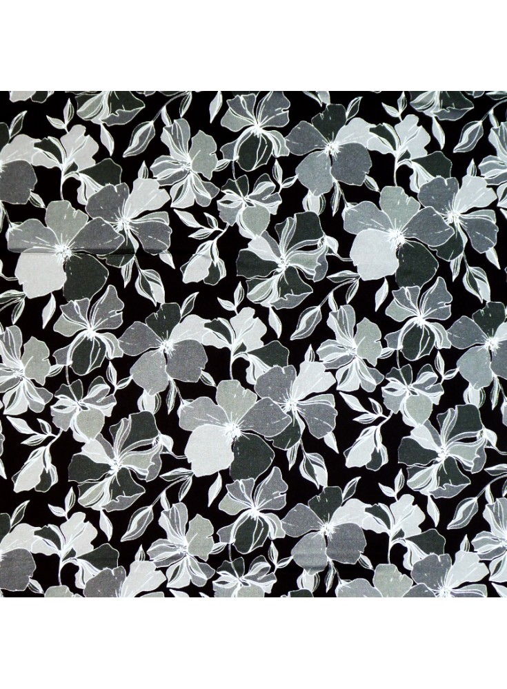 Viscose Iseut Noir / Gris