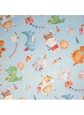 Cotton Fiesta Blue/Green