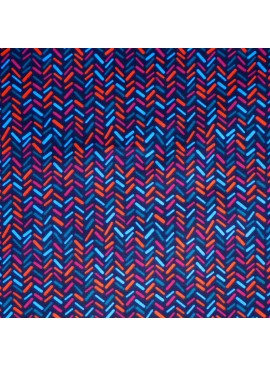 Coton Confetti Bleu/Orange