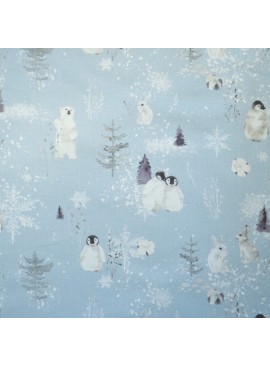 Algodón Alaska Glaciar/C.Gris