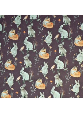 Algodón Conejos Sombra/Bosque