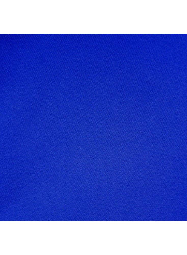Tissu Sweat-shirt uni bleu roi