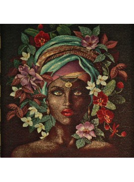 Jacquard africano dorado