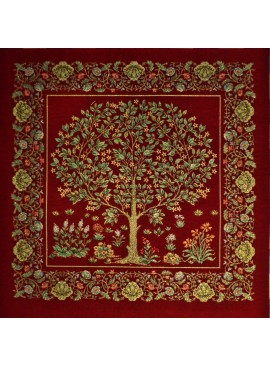 Cuadrado Jacquard Dorado...