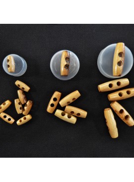 Bouton Buche en Bois