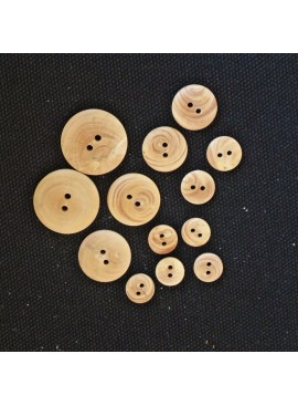 Round 2T Wooden Button