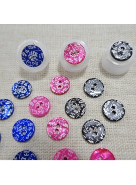 Bouton Nacre Arabesque