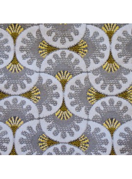 Jacquard saba plateado