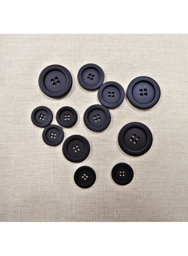 Bouton à bordure noir