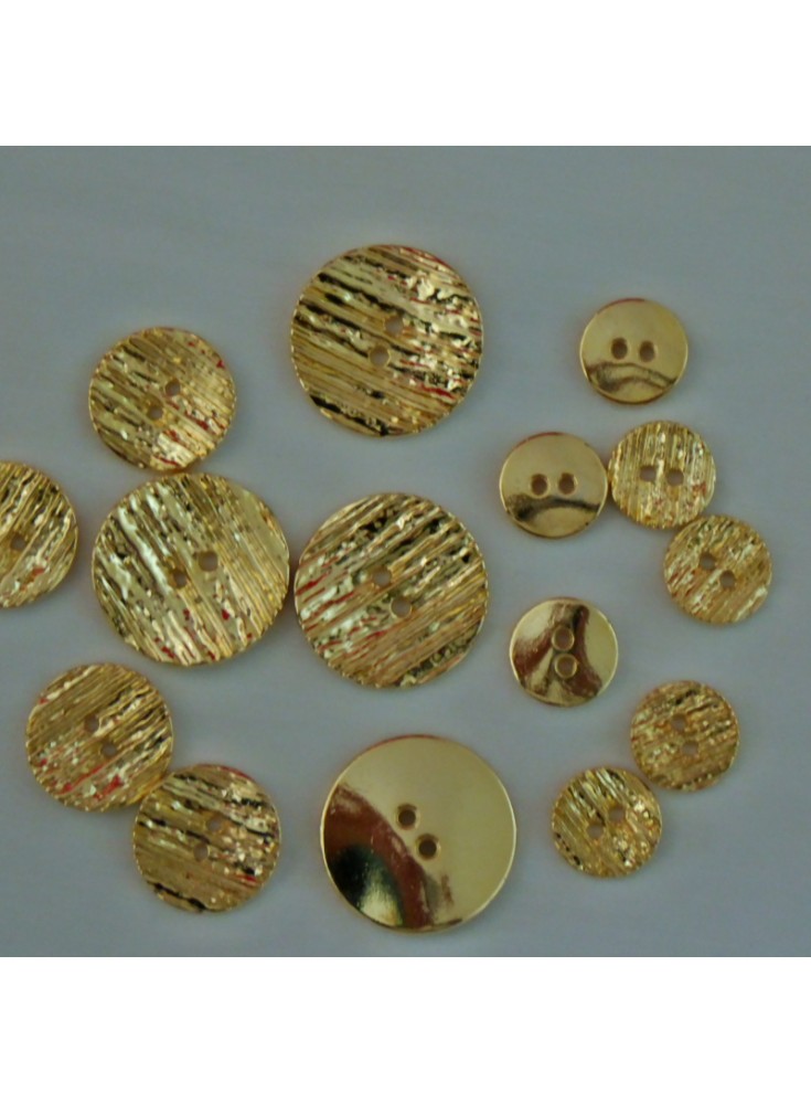 Bouton Strie métal
