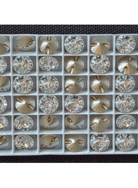 Botón Rivoli de cristal Swarovski