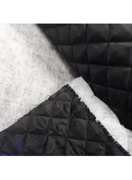 Forro acolchado negro