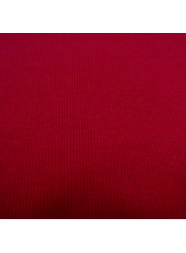 Borde acanalado rojo