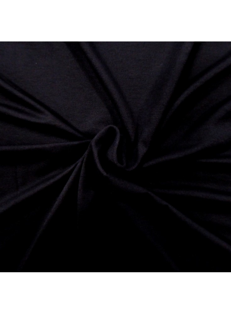 Black Viscose Jersey