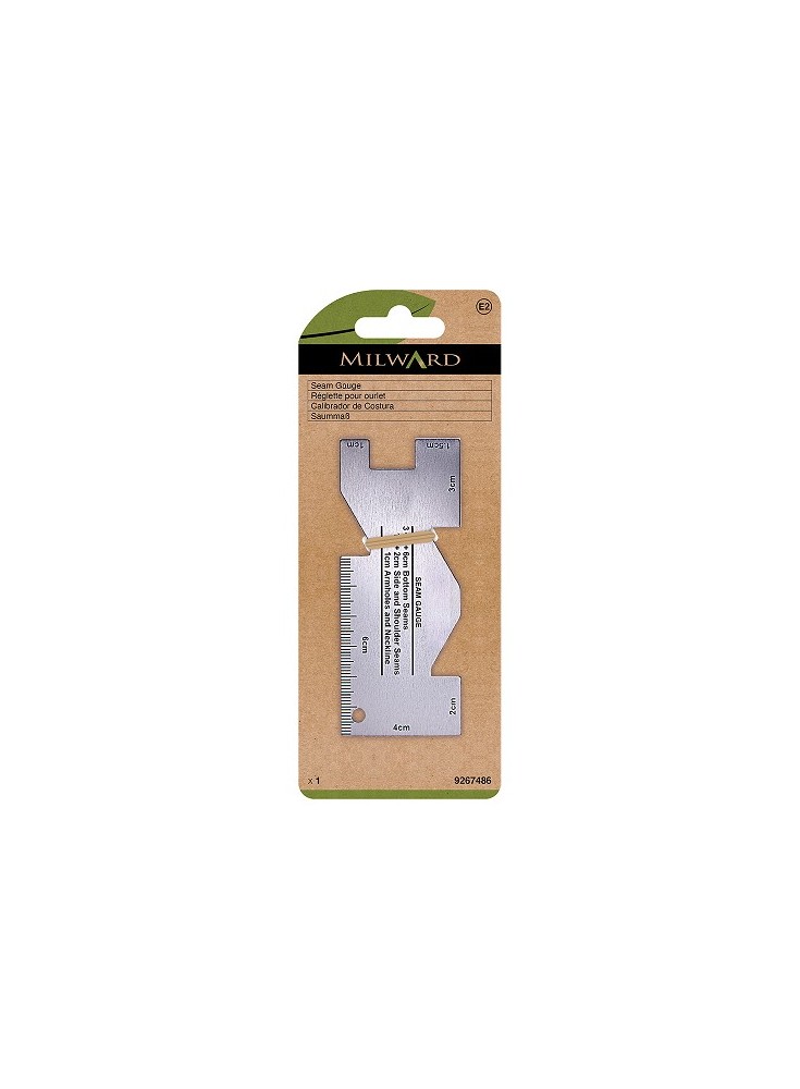 Réglette à ourlet métal