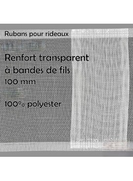 Bolsillo para varilla reforzado con tiras tejidas de 100 mm