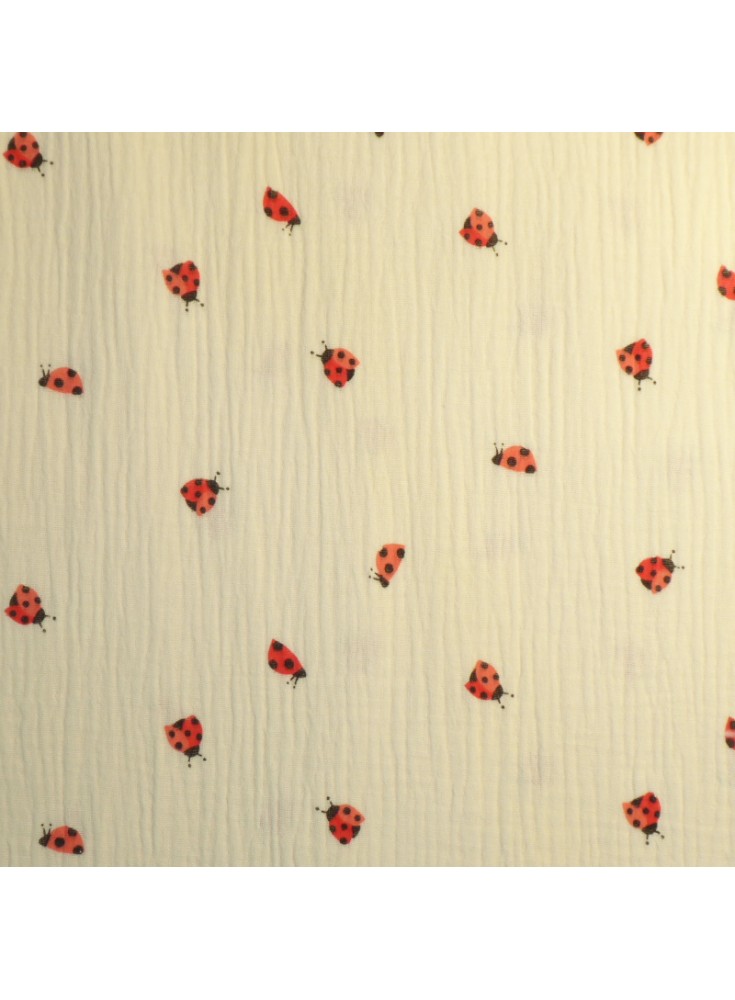Double gauze Ladybugs