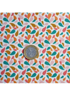 Algodón Otma Ocre / Rosa