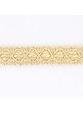 Trenza de tapicería beige