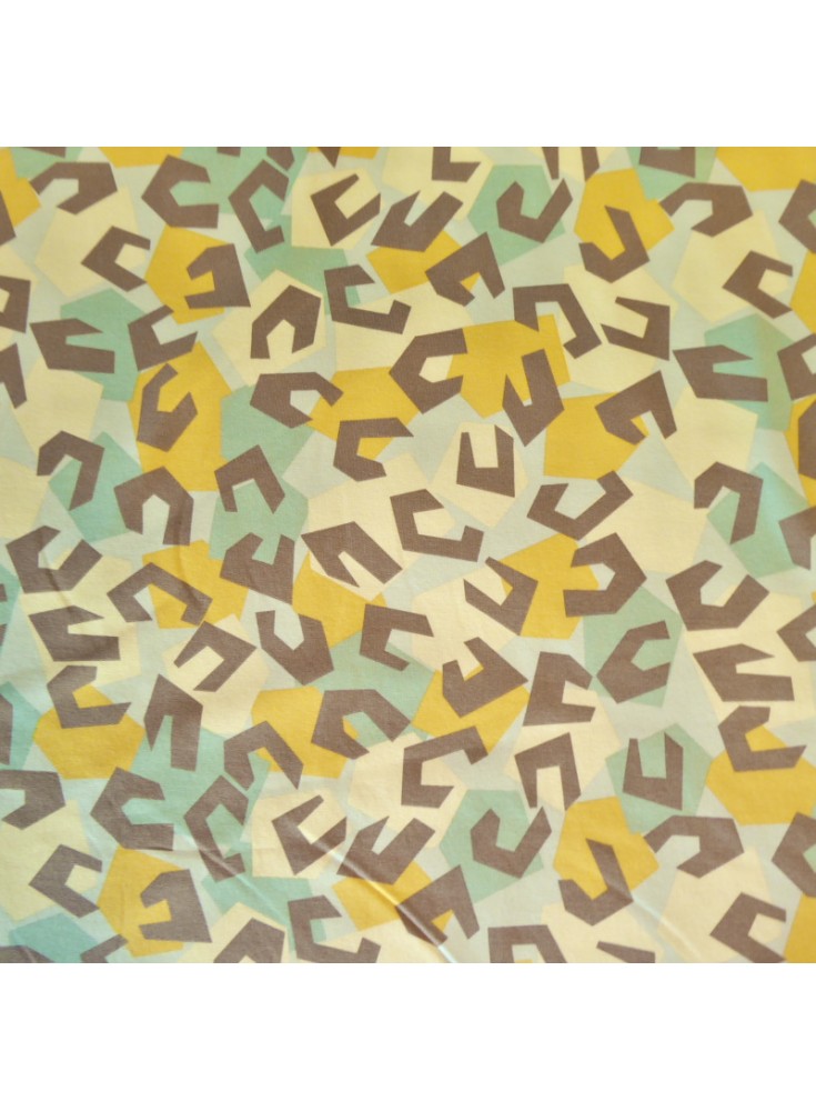 French Terry Leopard stylisé