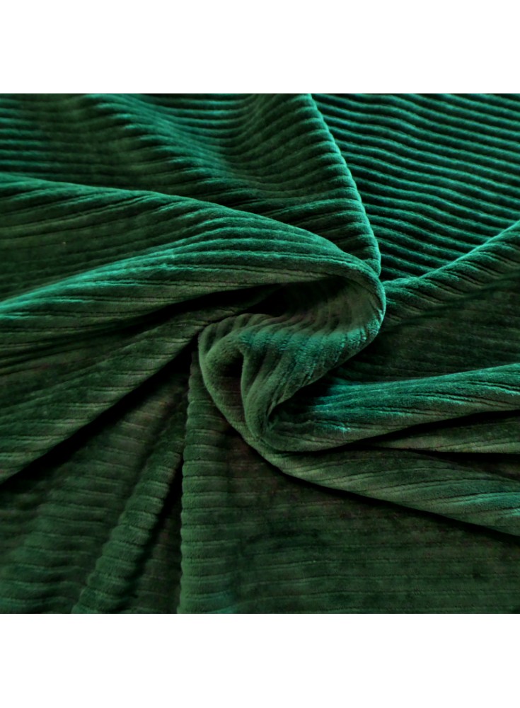 Nicki Velours Côtelé Extensible Vert sapin