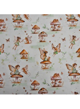 Leofee Algodón Blanco/Camello