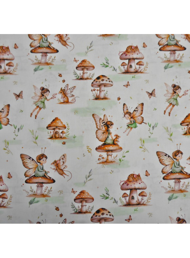 Coton Leofee Blanc/Camel