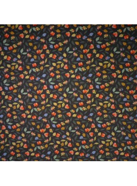 Viscose Flavie Fleurs Noir...