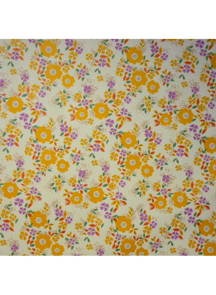 Orange/Purple Oxelis Flower Raincoat