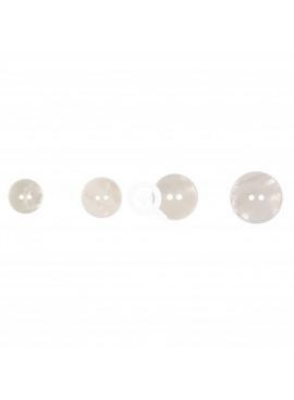 White Mother-of-Pearl Button